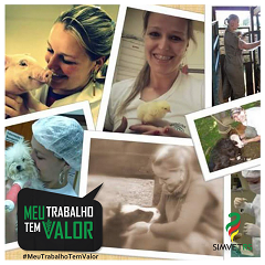 A campanha Meu trabalho tem valor ganha a adesão da médica veterinária Patrícia Andres Nascimento